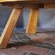 Brutalist round coffee table