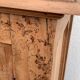 Parisian cabinet glazed raw wood nymphs and carved art nouveau decorations