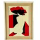 Amleto Dalla Costa, original serigraph framed, Milan Italy 1980s