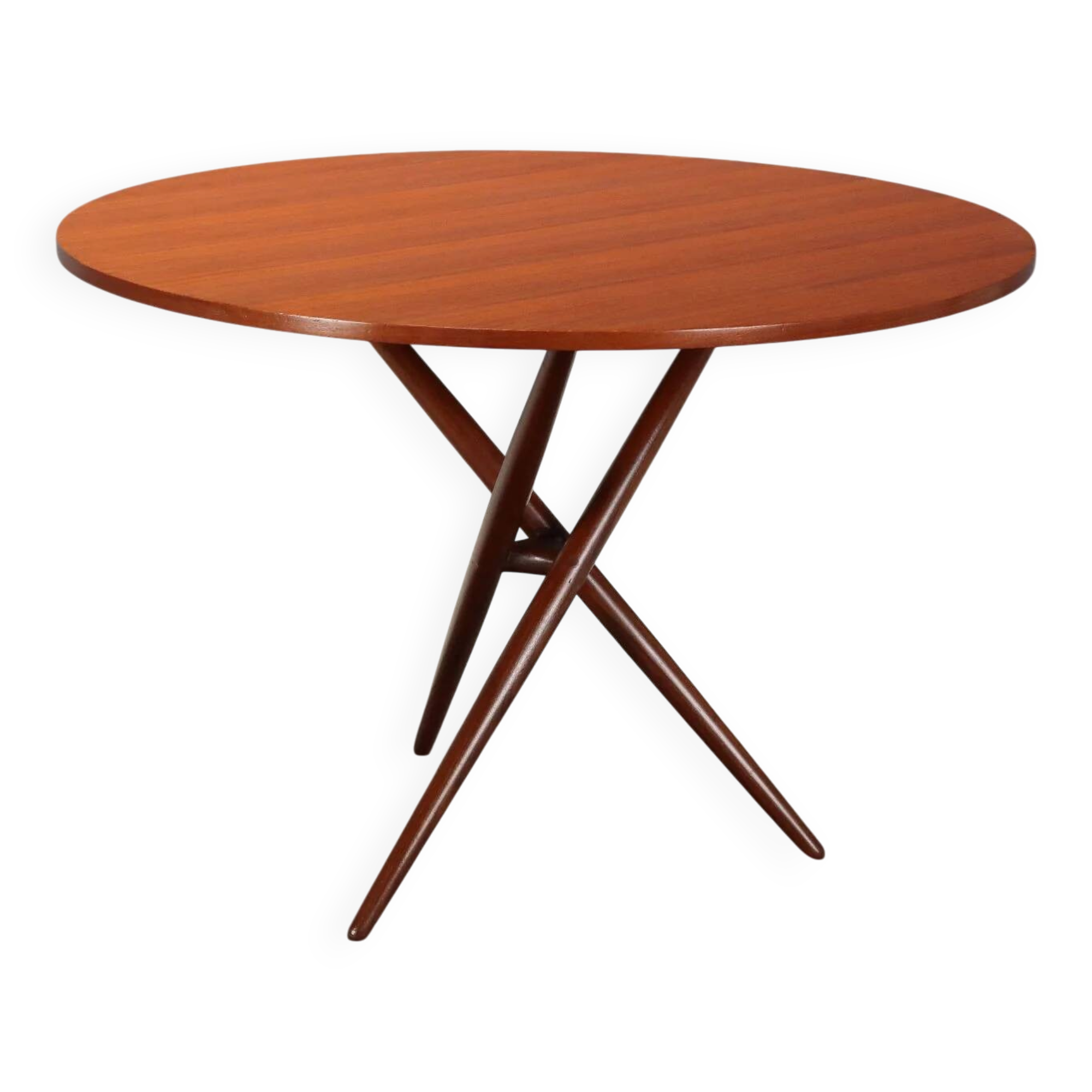 Vintage teak dining table designed in Italy from the 1960s.