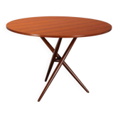 Vintage teak dining table designed in Italy from the 1960s.