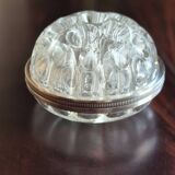 Crystal and silver-plated flower holder 1950