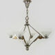 Art Deco chandelier Petitot with 5 lights, Atelier Petitot, year 20