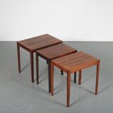 Svenn Eske Kristensen Nesting Tables for Pontoppidan, Denmark 1960