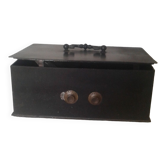 Antique combination steel safe