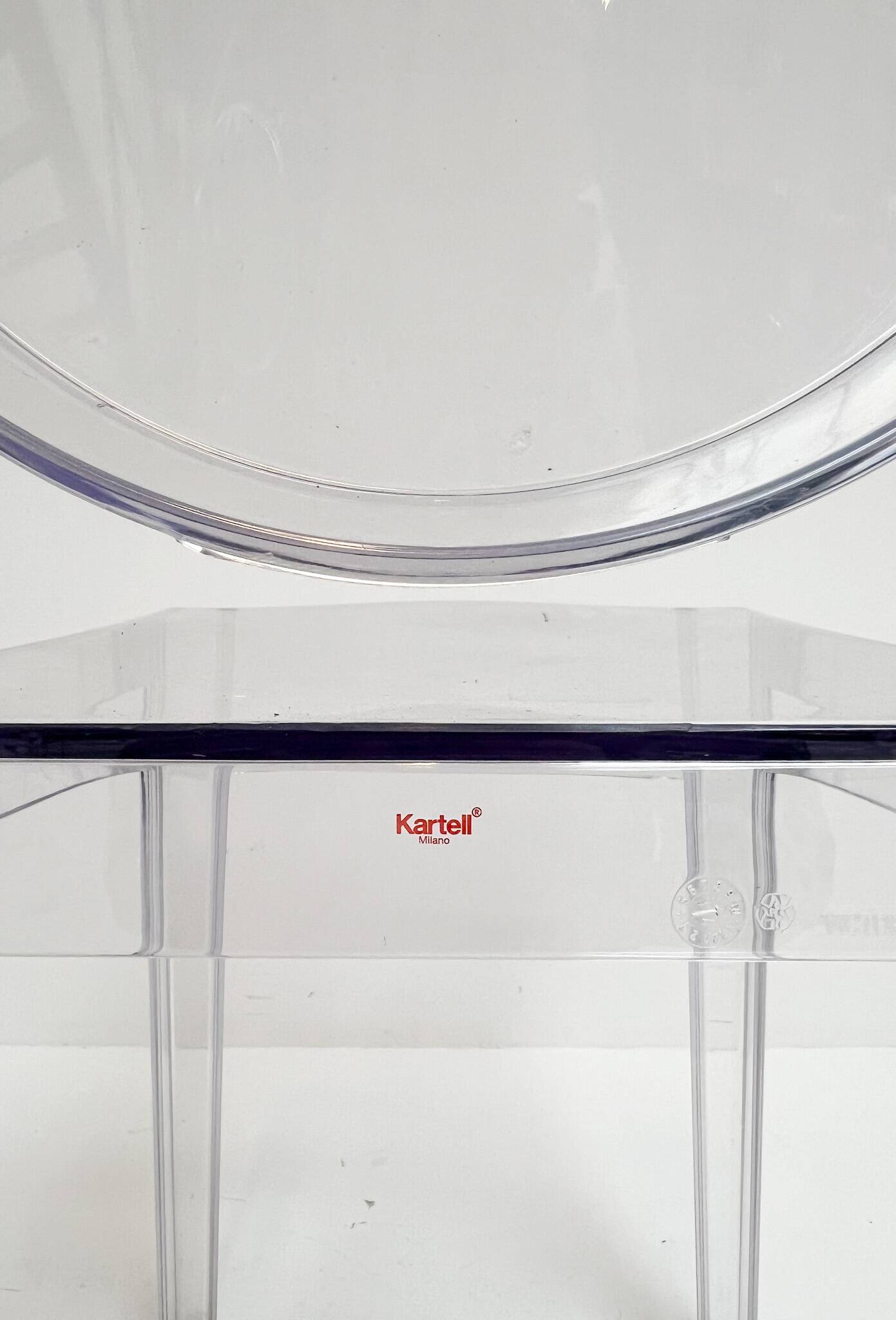 6 Victoria Ghost chairs by Philippe Starck for Kartell, after 2000.