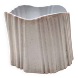 Irregular Shaped Grey Earthenware Vase by Rosenthal, Italy