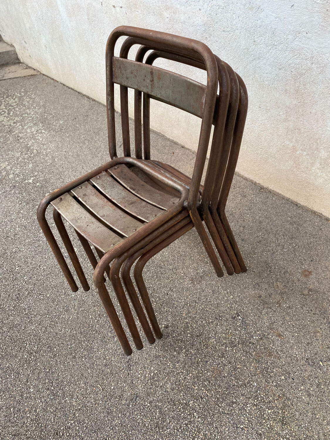Set de 4 chaises Tolix T1
