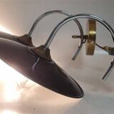 Wall lights in enamelled sheet metal