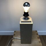 Vintage travertine lamp
