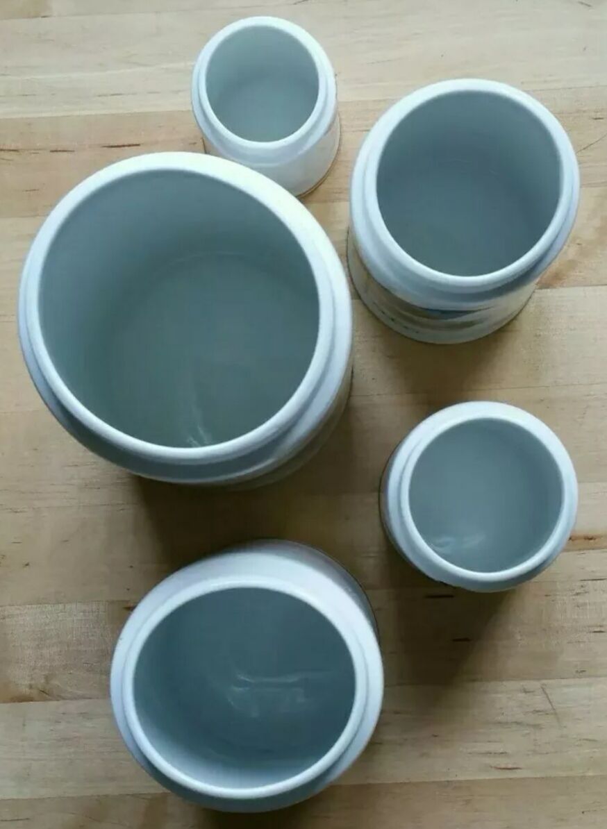 Spice pots Porcelain Birds