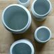 Spice pots Porcelain Birds