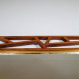 Rare large mirror "Konkret" Mid-Century Yngve Ekström by Eden Spegel in Sweden