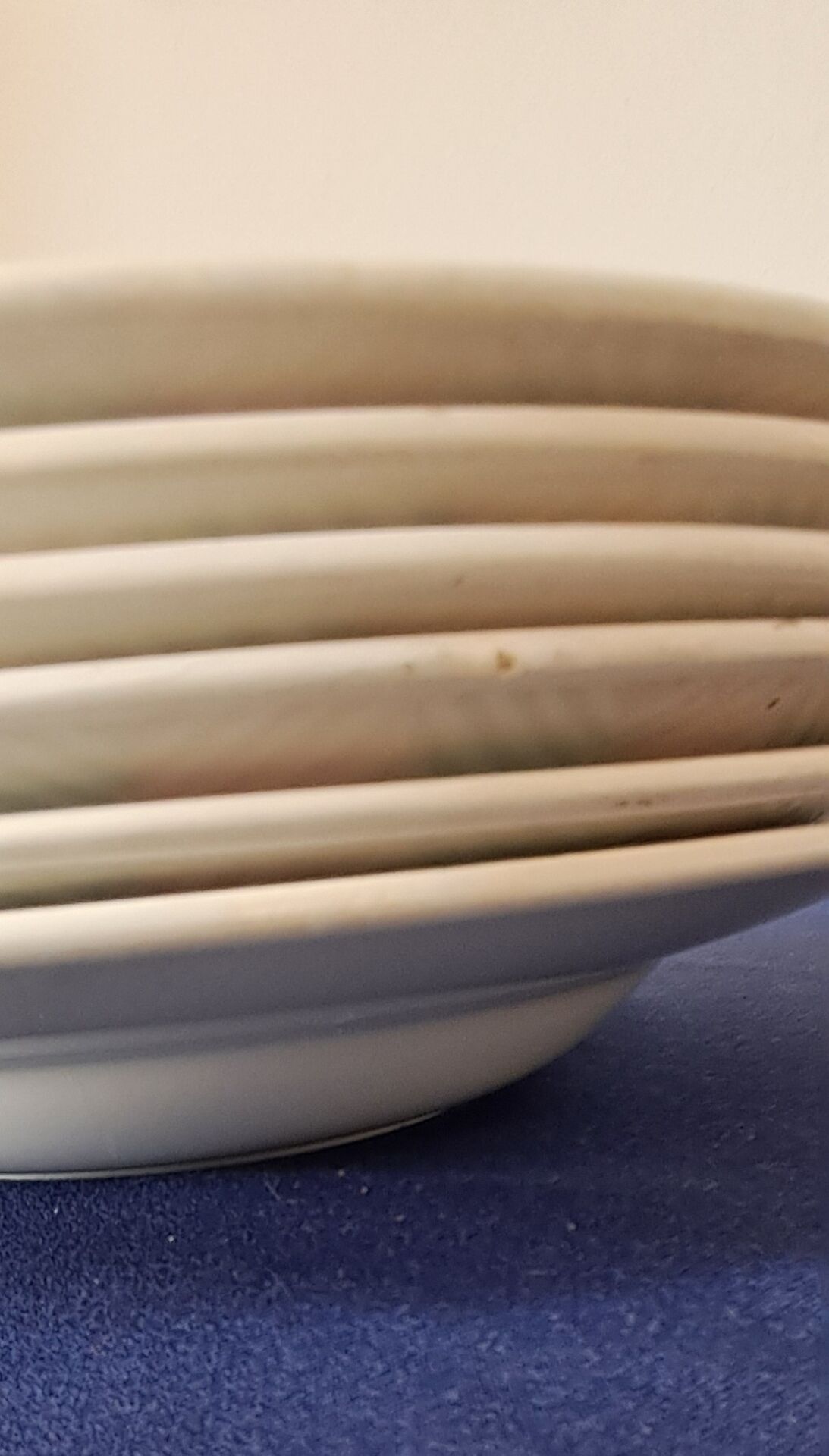 6 assiettes creuses modèle Adèle de Digoin Sarreguemines
