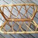 Rattan magazine holder