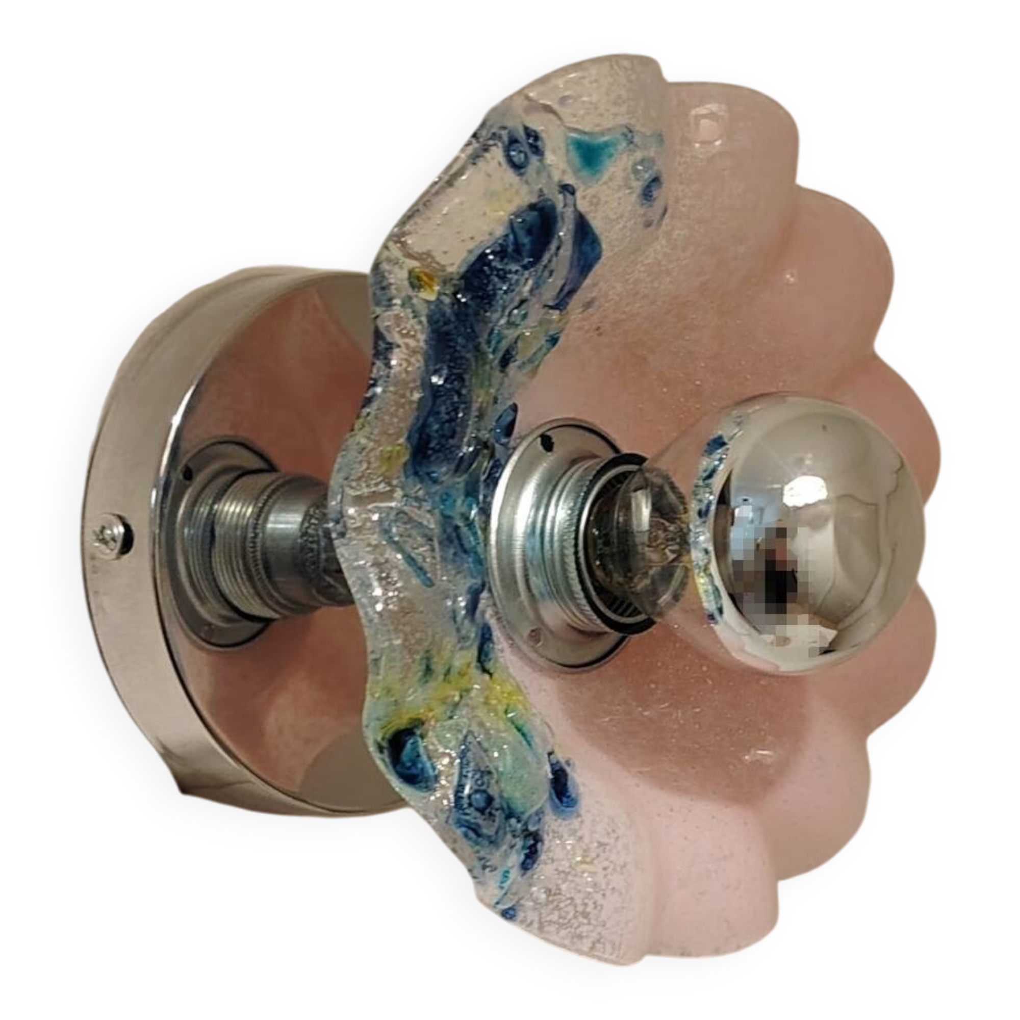 Murano flower wall light