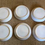 Series of 6 hollow plates