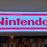 Luminous sign advertising nitendo