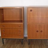 Pair of vintage teak sideboards 1960