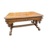 Bureau style renaissance en chêne