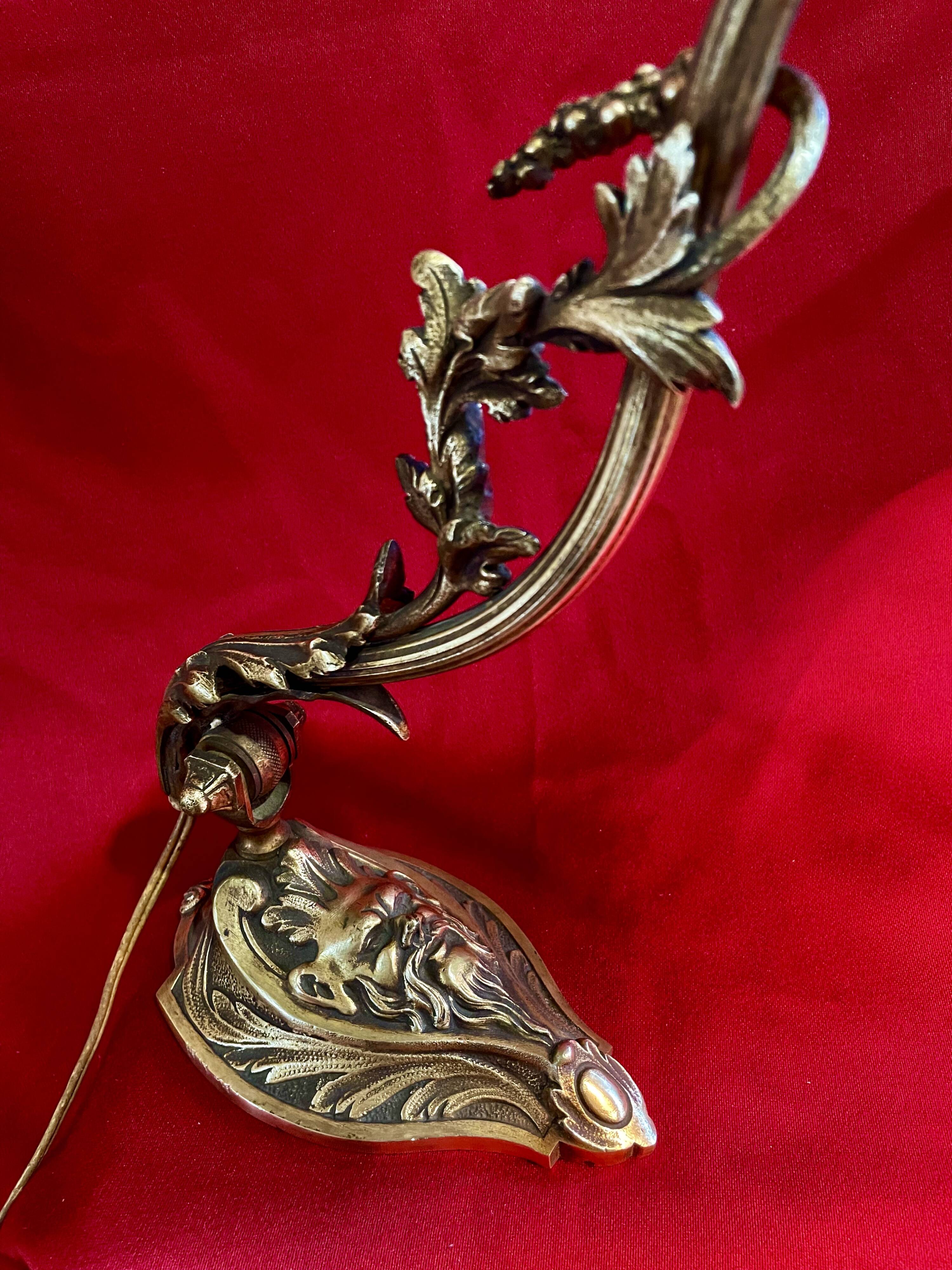 Desk lamp, stamped, 1930