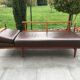 Daybed sofa scandinavian leather 60s