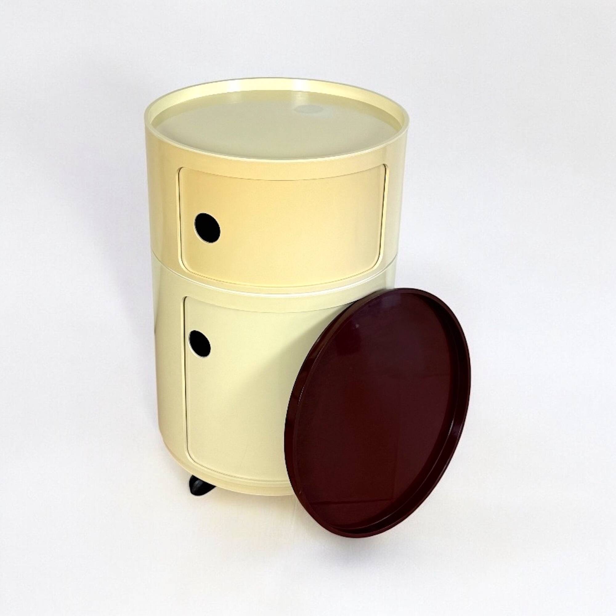 Kartell Componibili Vintage Duo, Round Base, 1960s