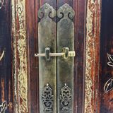 Antique Chinese Closet with gold