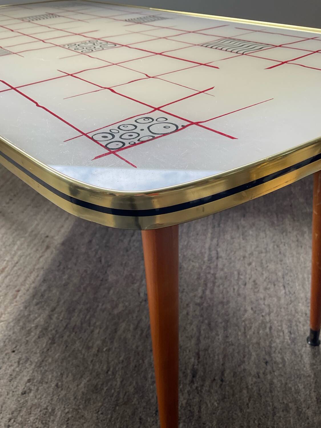Table basse, années 60-70