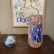 Large ceramic vase decorated with women