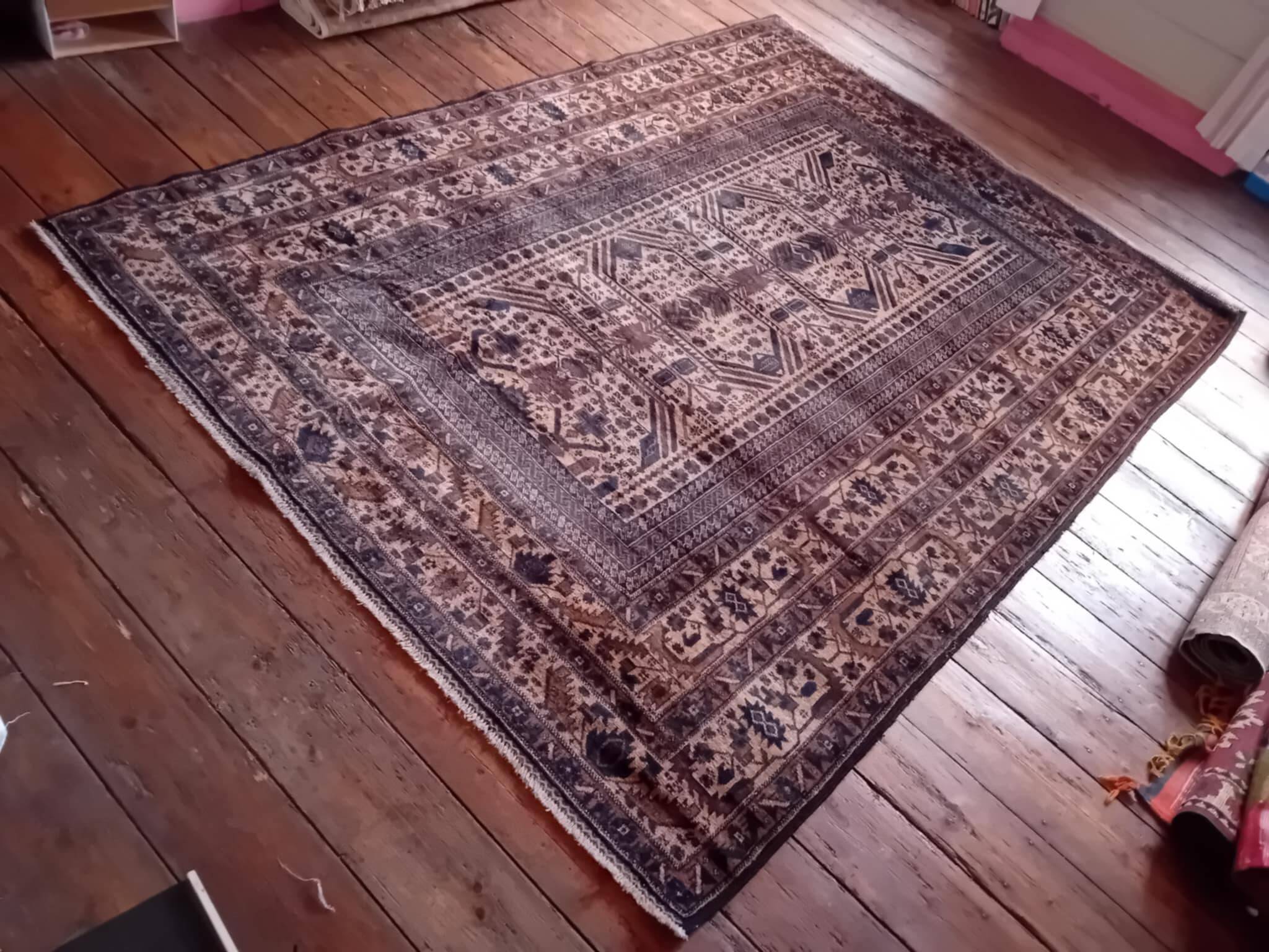 Tapis Beloutch Afghan fait main 283x209cm