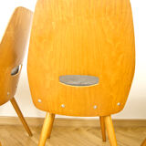 Set of 4 chairs, F. Jirak, Czechoslovakia, 1960s