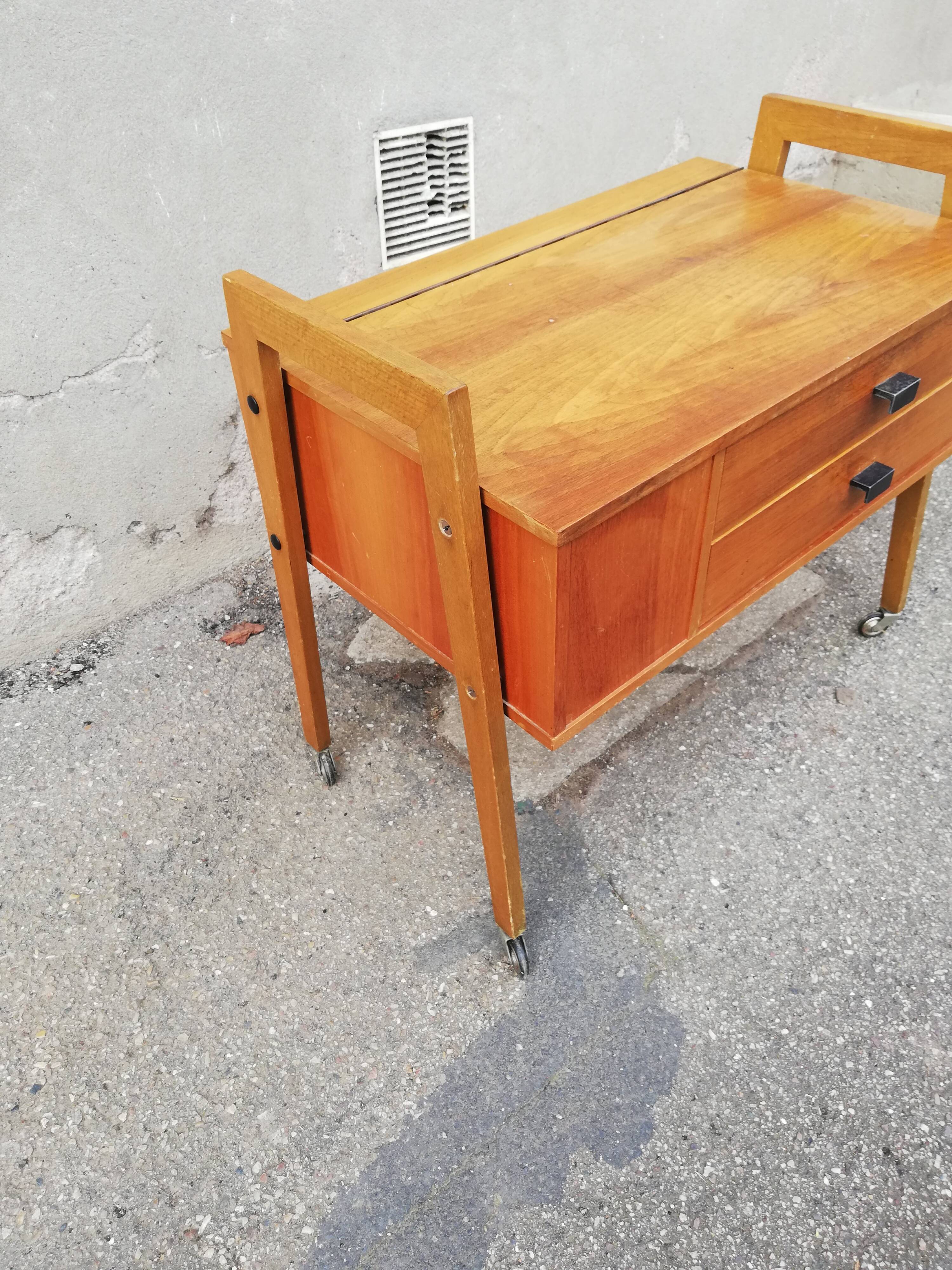 Vintage worker 2 drawers 1 flap