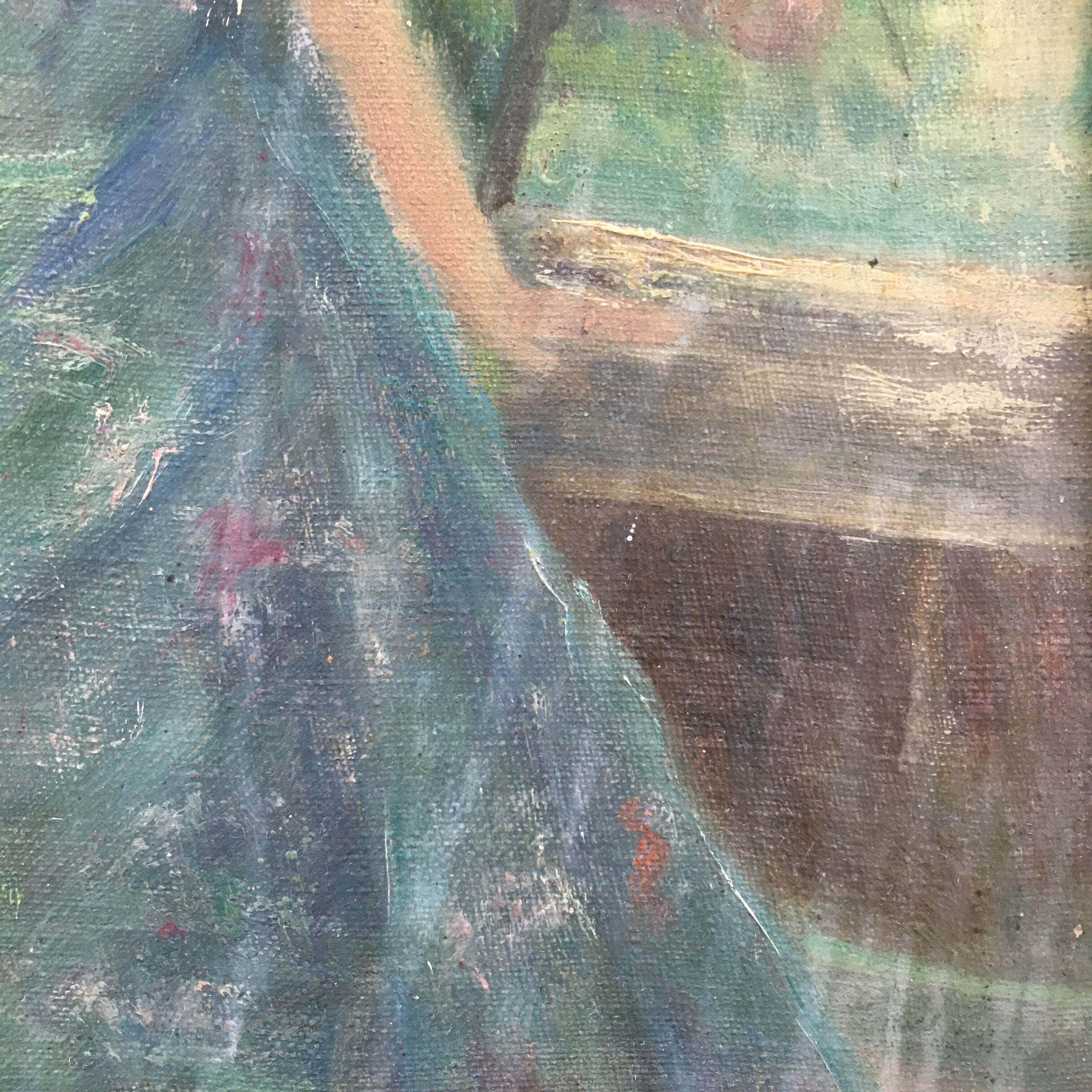 Painting Young Girl in the Hat