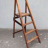 old stepladder scale vintage library