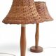 Pair of 1960s Swedish Pine Table Lamps by Ikea — Mid-Century Organic Modern