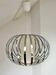 Vintage chandelier pendant in chrome stainless steel