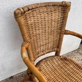 Set of 4 bamboo chairs