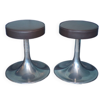 Pair of tulip foot stools 1970