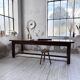 Table de ferme campagne noyer massif XL 250cm