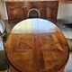 Solid cherry wood dining table with extension – classic style