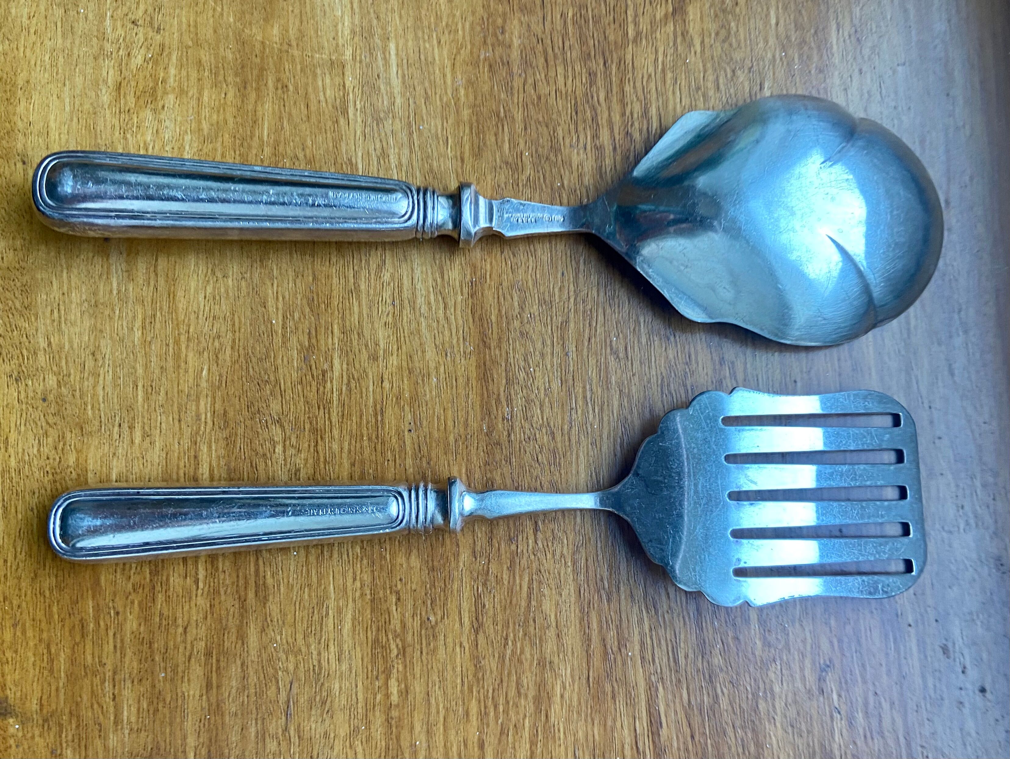 Silver plated hors d'oeuvre service