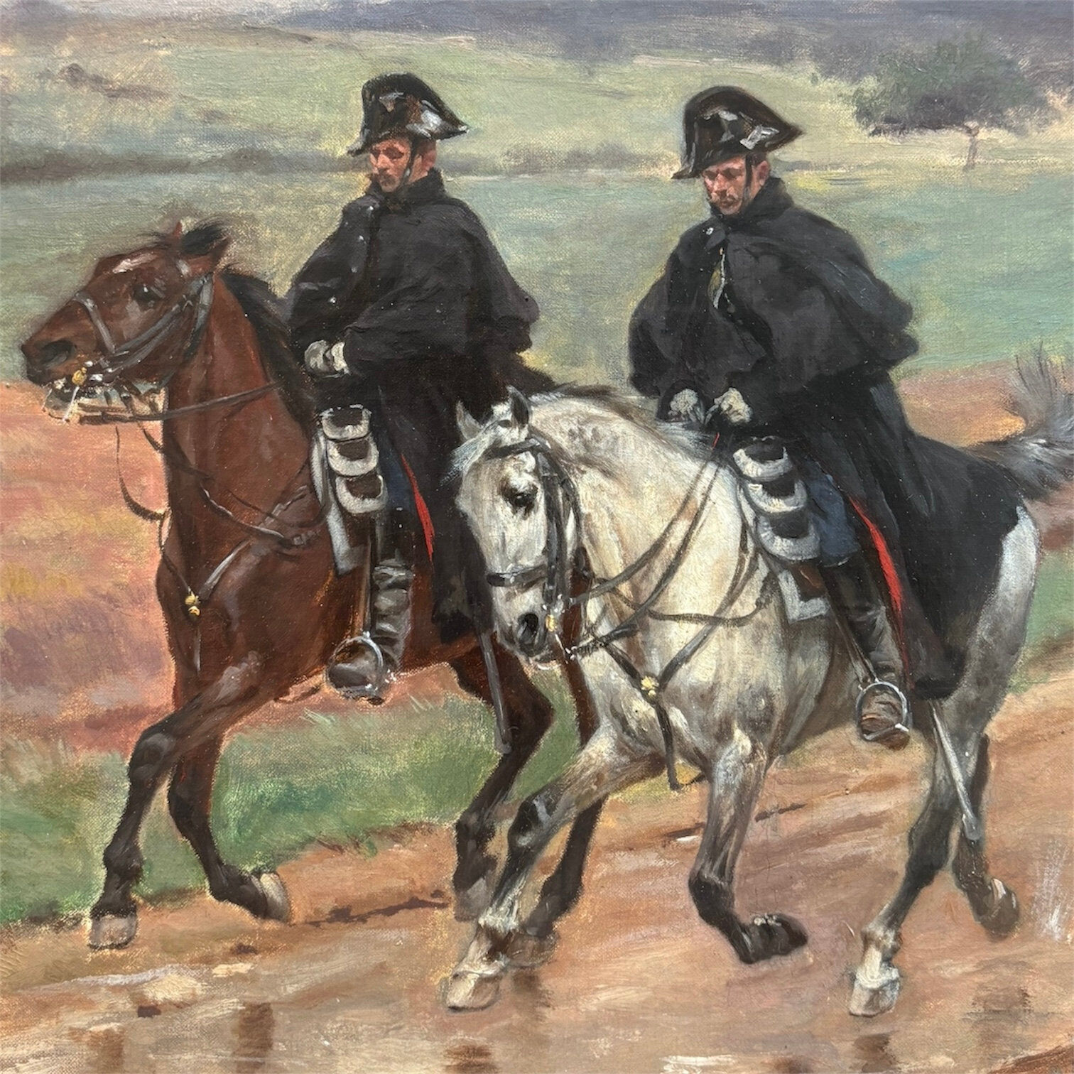 Henri-Louis Dupray, Gendarmes on patrol