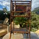 Natural Bamboo Magazine Racks, Stained, 19th Century Period