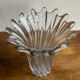 Vase corolle verre twisté style Pierre d'Avesn