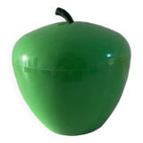 Vintage green apple ice cube bucket