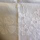 Large white ceremonial tablecloth