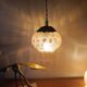nomadic tulip amber striped lamp, retro chic