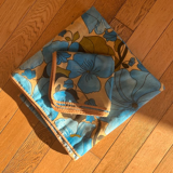 Tablecloth and towels