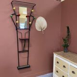 Wall-mounted locker room